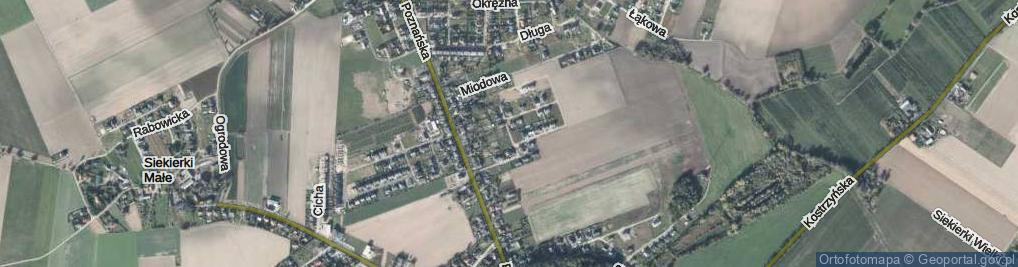 Zdjęcie satelitarne Storczykowa ul.